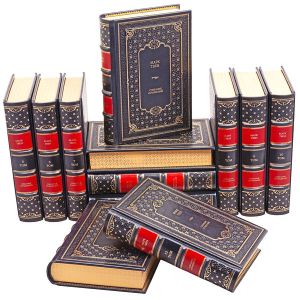 Марк Твен. Собрание сочинений в 12 томах. Подарочные книги в кожаном переплёте.