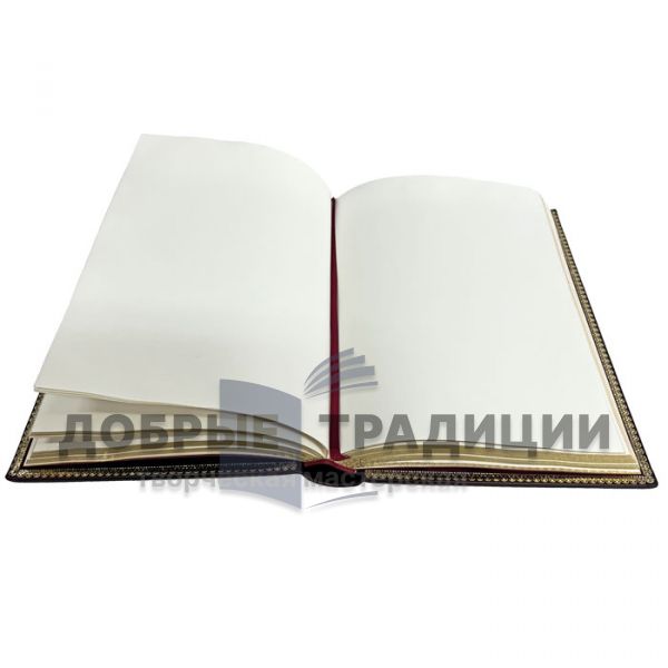 The diary "Classic" in a handmade leather cover