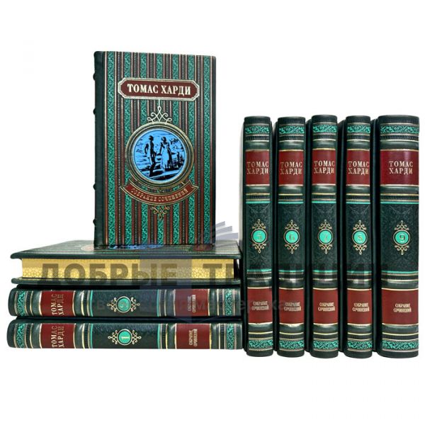 Thomas Hardy - Collected works in 9 volumes. Leather-bound gift books