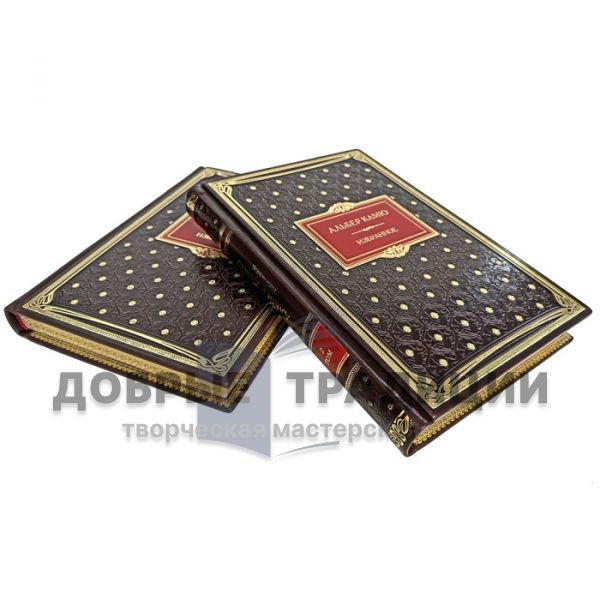 Albert Camus - Favorites in 2 volumes. Gift books bound in leather