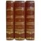 Konstantin Simonov, the Living and the dead (3 books). Gift books bound in leather.