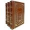 Konstantin Simonov, the Living and the dead (3 books). Gift books bound in leather.