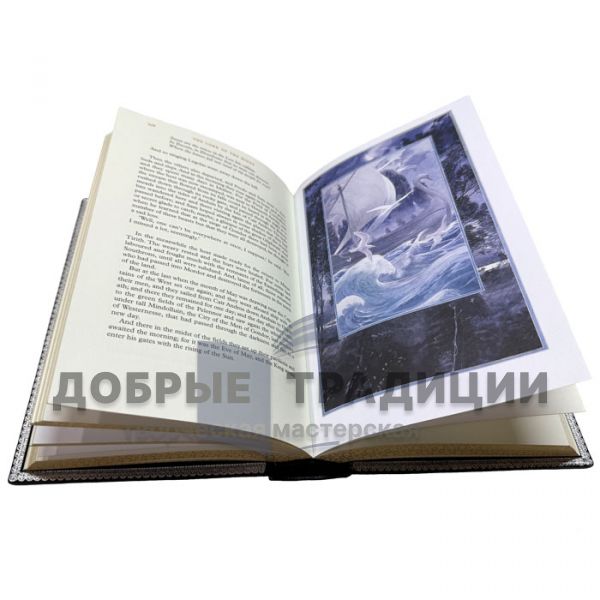 Tolkien J.R.R. - The Lord of the Rings in 3 volumes in English. Leather-bound gift books