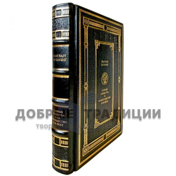 Йан ван  Хельзинг - Тайные общества и их могущество в XX веке. Книга в кожаном переплете