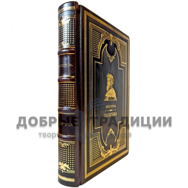 Aristotle is A Politician. A leather-bound gift book