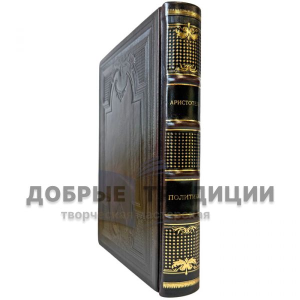 Aristotle is A Politician. A leather-bound gift book