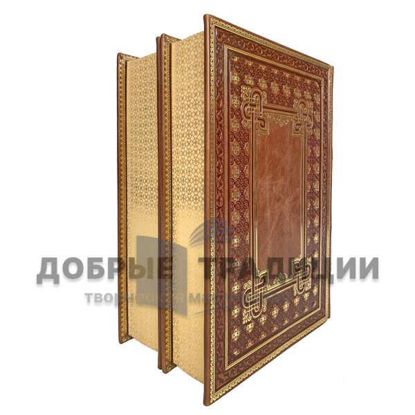 Alexander Nechvolodov - tales of the Russian land, in 2 volumes. Gift book bound in leather.