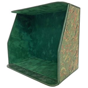 Подарочный футляр для 7-ми книг из натуральной кожи и мраморной бумаги (Артикул 1007)