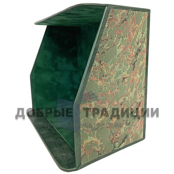 Gift box for 7 books of genuine leather and marble paper (article 1007)