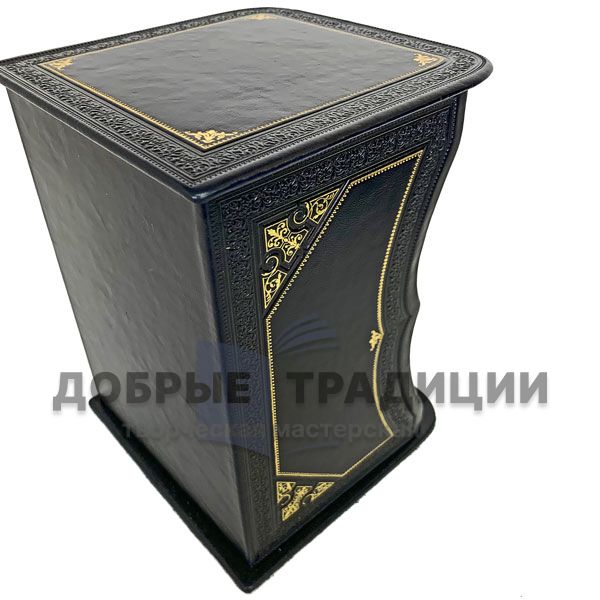 Gift box for 4 books of genuine leather (article 1009)