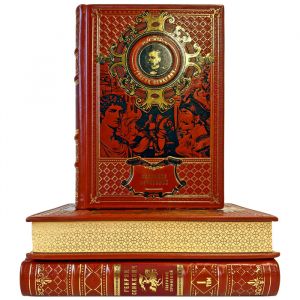 Henryk Sienkiewicz. Collected Works in 3 Volumes. Exclusive books in a leather binding