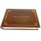 Book of honored guests bound in genuine leather