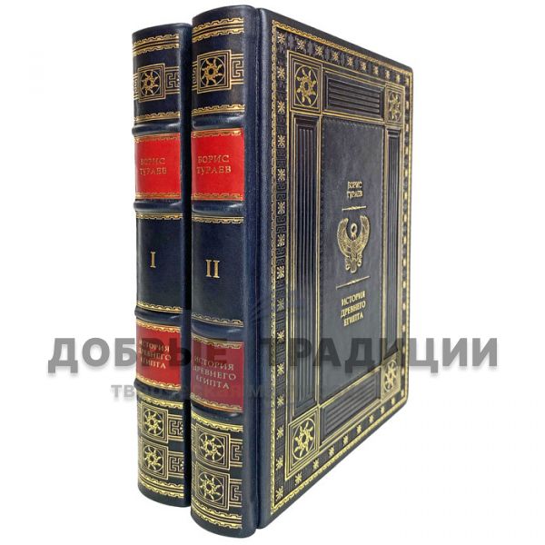 Boris Turaev - history of Ancient Egypt in 2 volumes. Gift books bound in leather