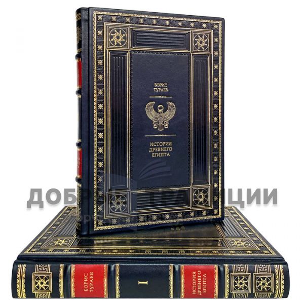 Boris Turaev - history of Ancient Egypt in 2 volumes. Gift books bound in leather