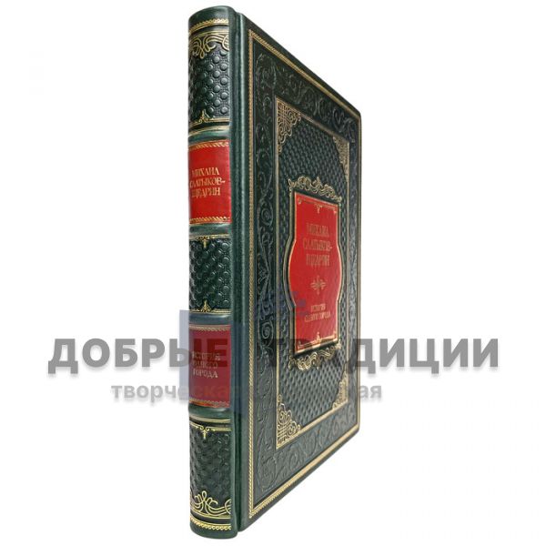 Михаил Салтыков-Щедрин - История одного города. Подарочная книга в кожаном переплете