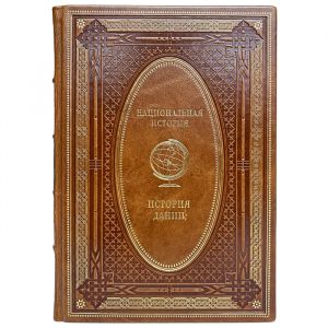 The history of Denmark. Gift book bound in leather