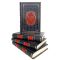 History of Japan in 2 volumes (4 books). Gift books bound in leather