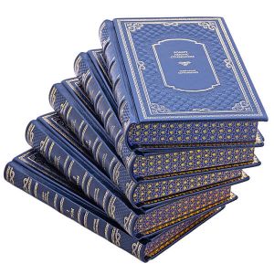 Роберт Льюис Стивенсон. Собрание сочинений в 5 томах. Подарочные книги в кожаном переплёте