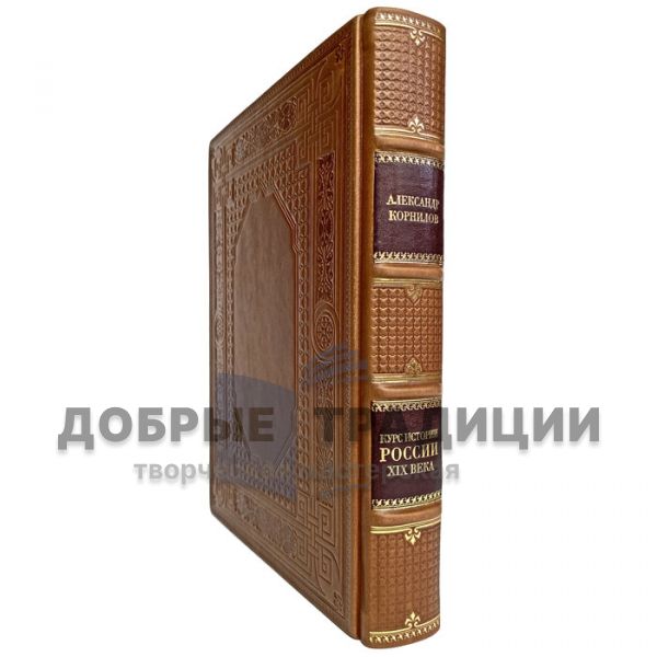 Alexander Kornilov - A course in the history of Russia of the XIX century. Gift book bound in leather