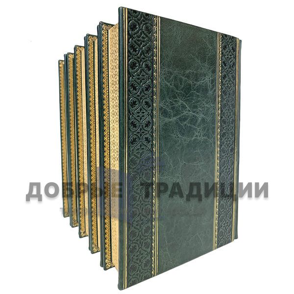 Sergei Yesenin. Collected works in 5 volumes. Deluxe edition bound in leather.