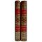 Mikhail Sholokhov - The Raised Virgin Land in 2 volumes. Leather-bound gift books.