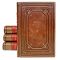 Mikhail Sholokhov. Quiet flows the don in 4 books. Gift books bound in leather.