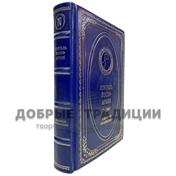 Shmuel Yosef Agnon - Selected works. Gift book bound in leather.