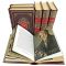 Сокровища Италии в 6 книгах. Витторио Згарби. Подарочные книги в кожаном переплёте