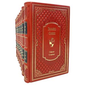 Вальтер Скотт. Собрание сочинений в 8 томах. Подарочные книги в кожаном переплете