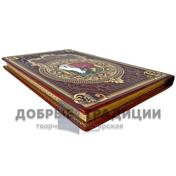 Итальянские сказки - Луиджи Капуана. Подарочная книга в кожаном переплете