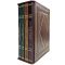 Ethnographic description of the peoples of Russia in 4 volumes in English. Gift books in a leather cover and a genuine leather case