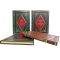 Ethnographic description of the peoples of Russia in 4 volumes in English. Gift books in a leather cover and a genuine leather case