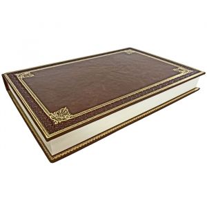 A gift book of honored guests (A4 format) bound in genuine leather