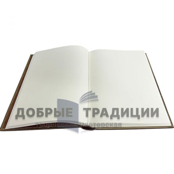 A guest recipe book (A4 format) in a handmade genuine leather cover